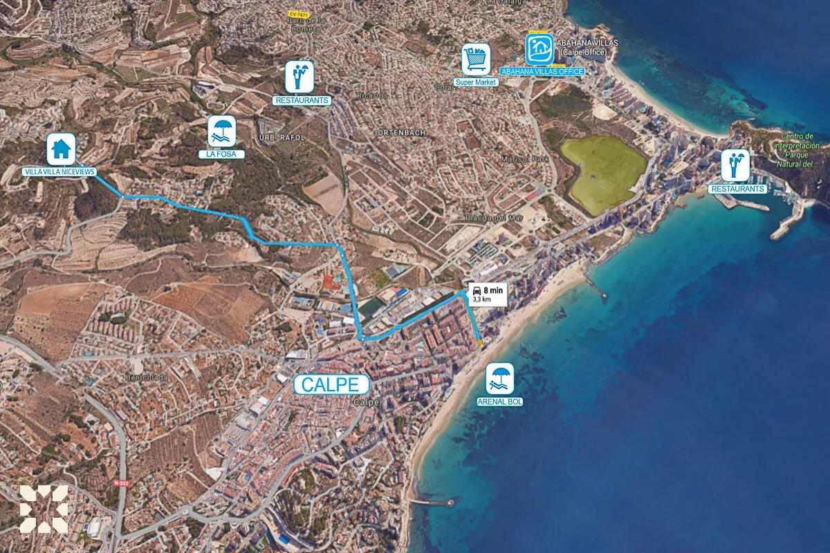 Villa location